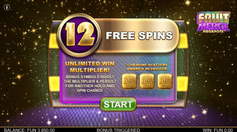 Fruit Merge Megapots - kuanzisha Free Spins